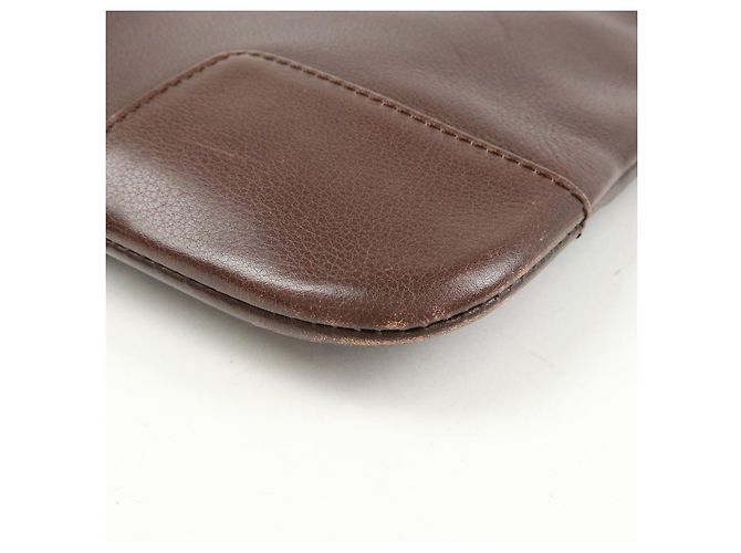LOEWE Borsa a tracolla Anagram in pelle Borsa crossbody Marrone - vista 10