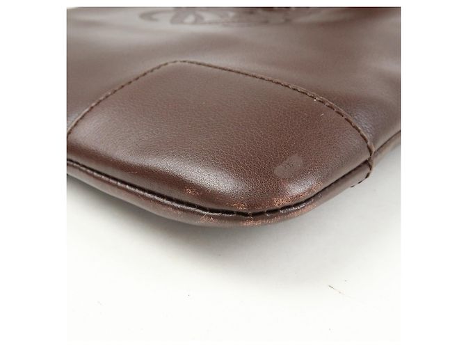 LOEWE Borsa a tracolla Anagram in pelle Borsa crossbody Marrone - vista 12