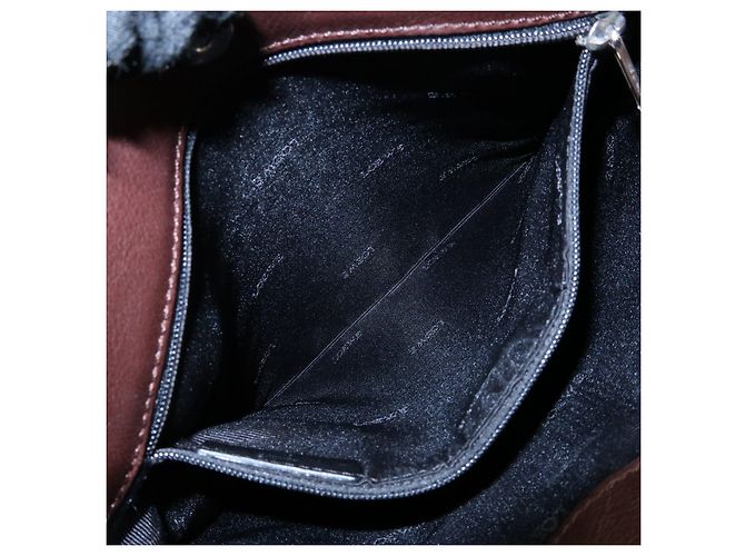 LOEWE Borsa a tracolla Anagram in pelle Borsa crossbody Marrone - vista 19