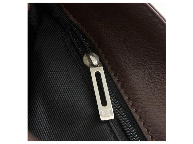 LOEWE Borsa a tracolla Anagram in pelle Borsa crossbody Marrone - vista 20