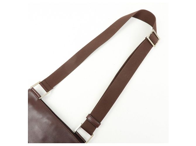 LOEWE Borsa a tracolla Anagram in pelle Borsa crossbody Marrone - vista 6
