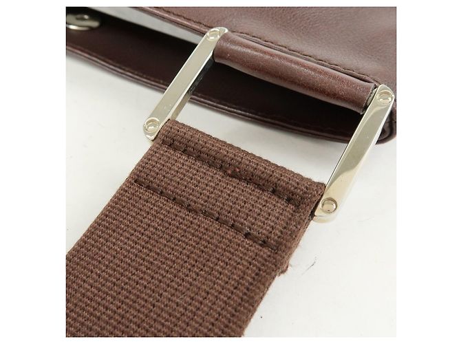 LOEWE Borsa a tracolla Anagram in pelle Borsa crossbody Marrone - vista 7