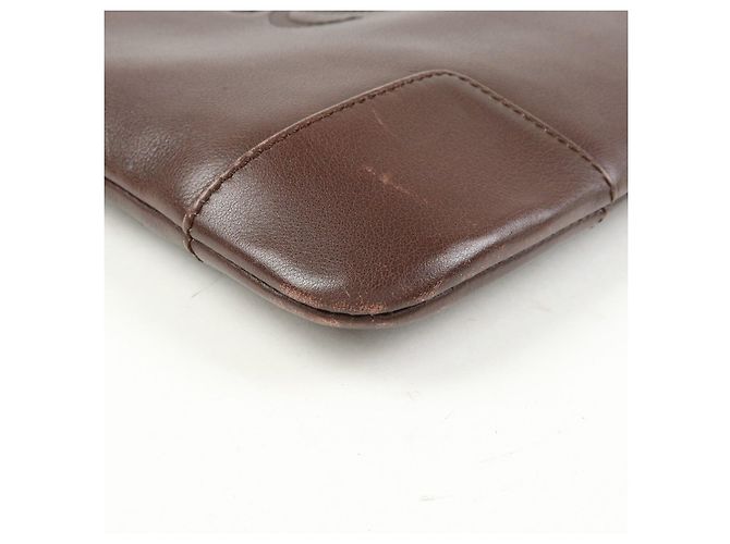 LOEWE Borsa a tracolla Anagram in pelle Borsa crossbody Marrone - vista 9