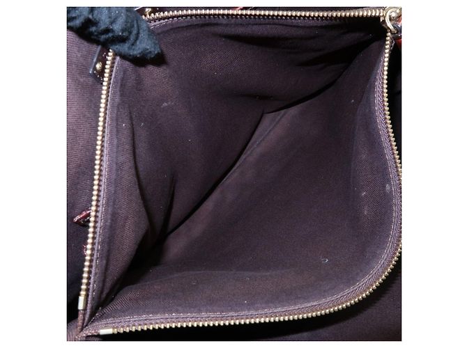 Céline Borsa Tote e borsa a mano CELINE Macadam in tela e pelle embossed Marrone - vista 21