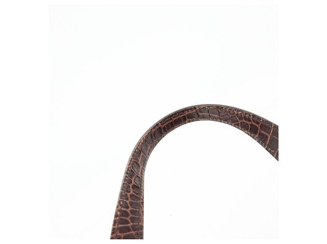 Céline Borsa Tote e borsa a mano CELINE Macadam in tela e pelle embossed Marrone - vista 9