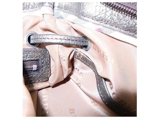 BURBERRY Borsa a tracolla in nylon e pelle Khaki - vista 23