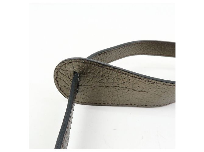 BURBERRY Borsa a tracolla in nylon e pelle Khaki - vista 7