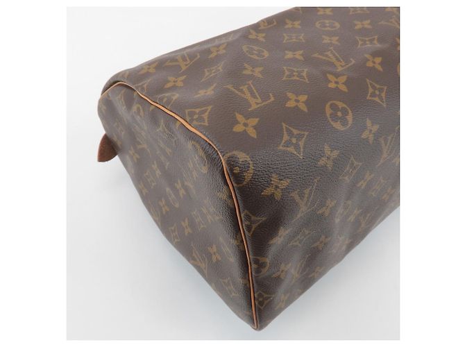 Louis Vuitton Monogram Speedy 40 Borsa a Mano Borsa Boston Marrone M41522 - vista 11