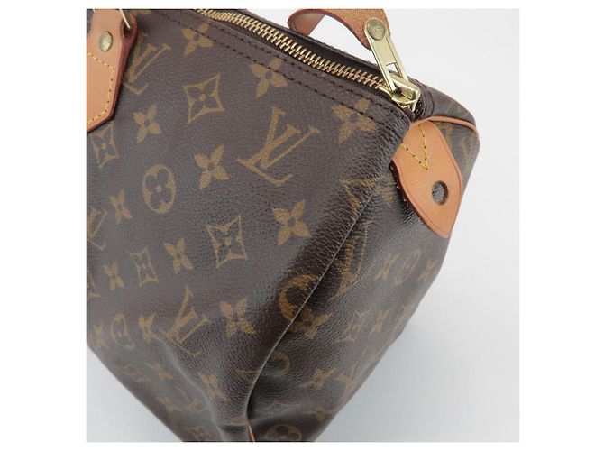 Louis Vuitton Monogram Speedy 40 Borsa a Mano Borsa Boston Marrone M41522 - vista 16