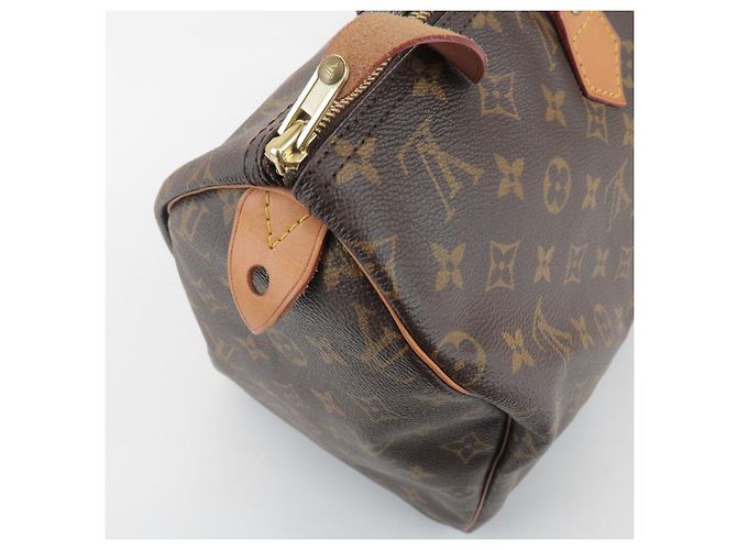Louis Vuitton Monogram Speedy 40 Borsa a Mano Borsa Boston Marrone M41522 - vista 17