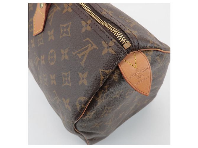 Louis Vuitton Monogram Speedy 40 Borsa a Mano Borsa Boston Marrone M41522 - vista 18