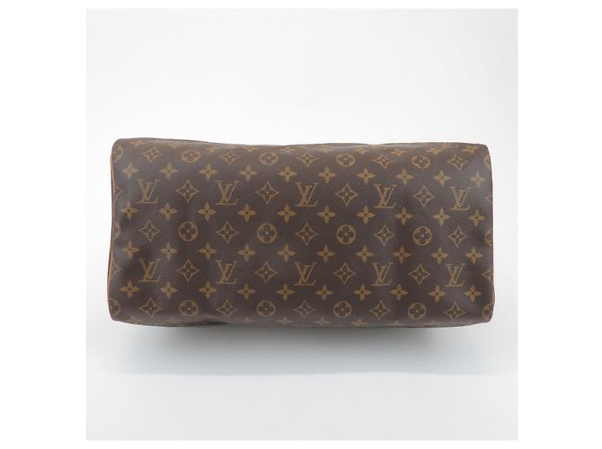 Louis Vuitton Monogram Speedy 40 Borsa a Mano Borsa Boston Marrone M41522 - vista 5