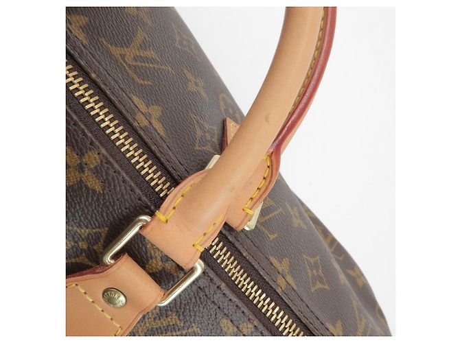 Louis Vuitton Monogram Speedy 40 Borsa a Mano Borsa Boston Marrone M41522 - vista 8
