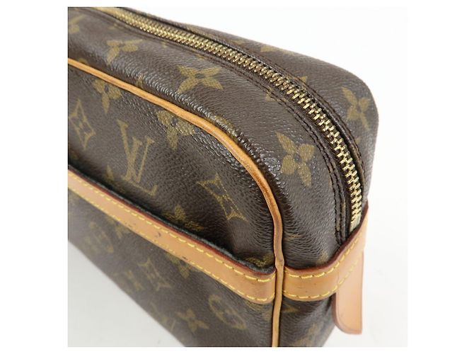 Louis Vuitton Monogram Compiegne 28 Pouch Clutch Bag Brown M51845 - vista 11