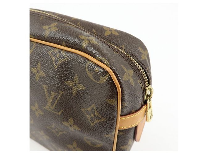 Louis Vuitton Monogram Compiegne 28 Pouch Clutch Bag Brown M51845 - vista 13