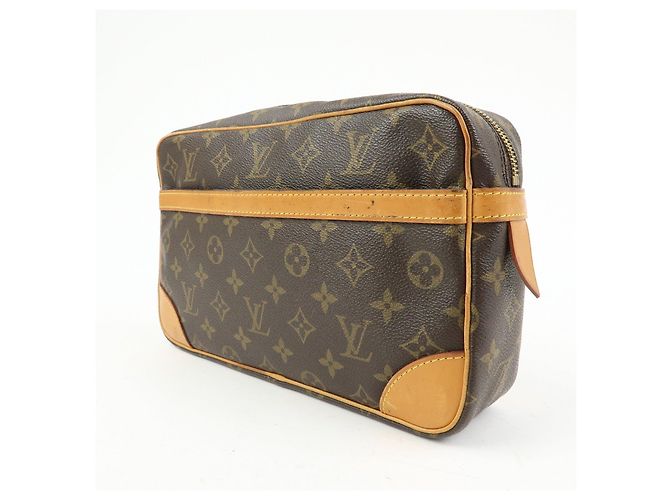 Louis Vuitton Monogram Compiegne 28 Pouch Clutch Bag Brown M51845 - vista 3