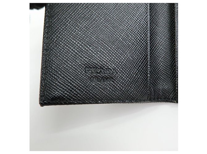 PRADA Portachiavi in nylon e pelle con logo Triangle e 6 anelli 1M0222 - vista 21