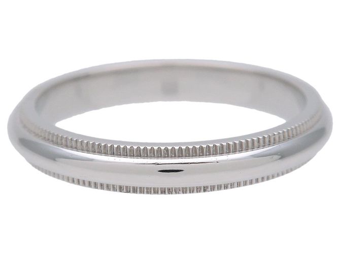 Tiffany & Co Milgrain Ring PT950 Platin US7.5 EU55.5 HK16 - Ansicht 2