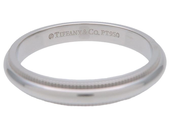 Tiffany & Co Milgrain Ring PT950 Platin US7.5 EU55.5 HK16 - Ansicht 4