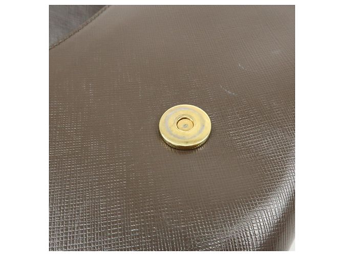 Salvatore Ferragamo Borsa a tracolla con catena Ferragamo Vara in pelle embossed con fiocco, Marrone - vista 19