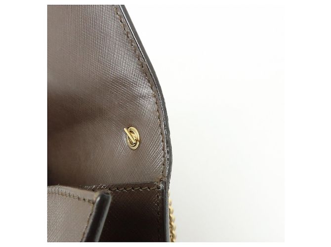 Salvatore Ferragamo Borsa a tracolla con catena Ferragamo Vara in pelle embossed con fiocco, Marrone - vista 20