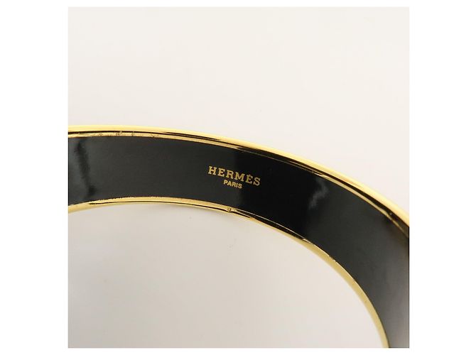 Hermès Bracciale Rigido HERMES Email GM Plated Red Gold - vista 8