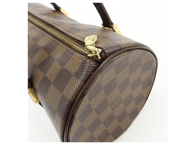 Louis Vuitton Damier Ebene Papillon 26 Hand Bag Brown N51304 - vista 16