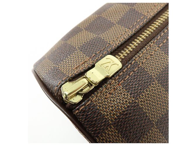Louis Vuitton Damier Ebene Papillon 26 Hand Bag Brown N51304 - vista 19