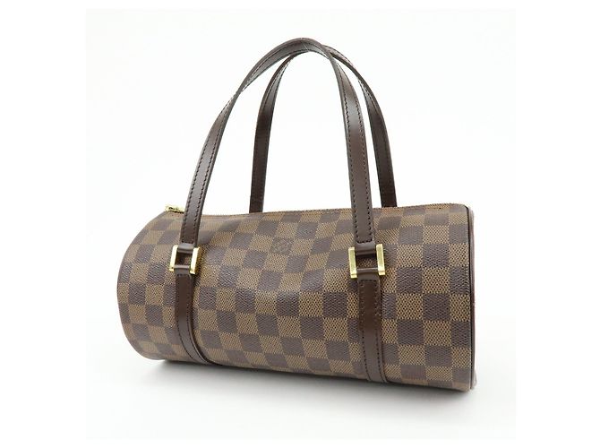 Louis Vuitton Damier Ebene Papillon 26 Hand Bag Brown N51304 - vista 3