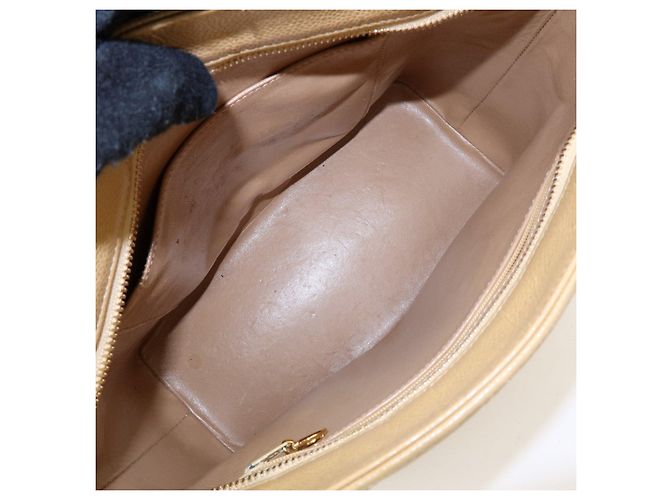Borsa a mano CHANEL Medallion Matelasse COCO Mark Tote Bag Beige A01804 - vista 19