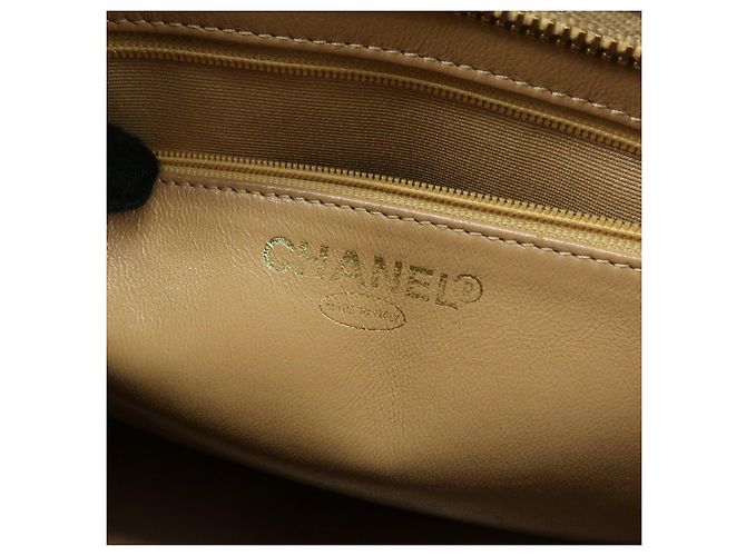 Borsa a mano CHANEL Medallion Matelasse COCO Mark Tote Bag Beige A01804 - vista 23