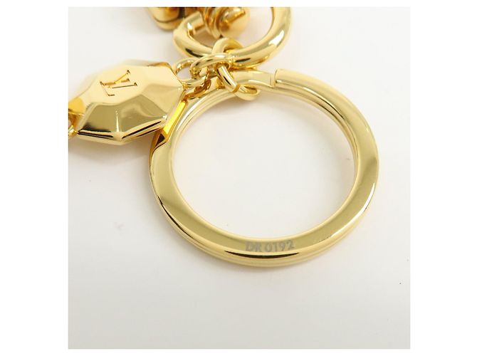 Louis Vuitton Porte Cles LV Facettes Bag Charm Gold M65216 - vista 10