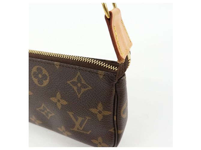 Louis Vuitton Monogram Mini Pochette Accessoires Hand Bag M58009 - vista 16