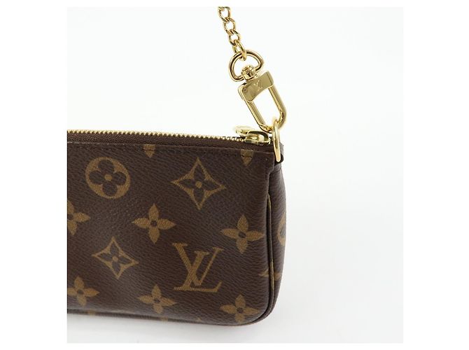 Louis Vuitton Monogram Mini Pochette Accessoires Hand Bag M58009 - vista 18