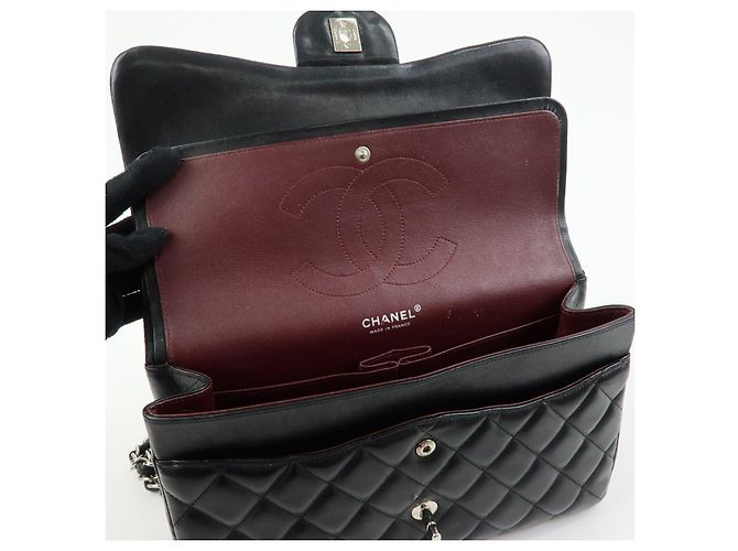 Borsa a tracolla con catena CHANEL Matelasse 30 W Flap Lamb Skin A58600 - vista 18
