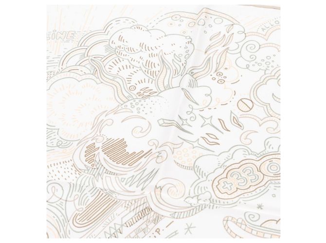 Hermès Foulard Hermes Carre 90 Please Hold The Line - vista 3