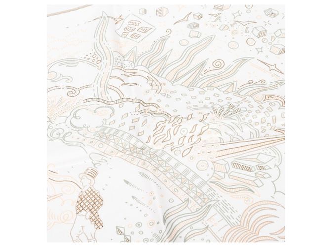 Hermès Foulard Hermes Carre 90 Please Hold The Line - vista 4