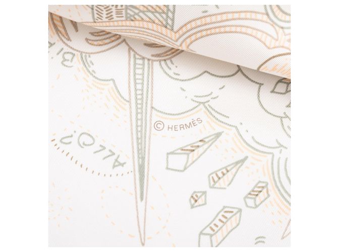 Hermès Foulard Hermes Carre 90 Please Hold The Line - vista 6