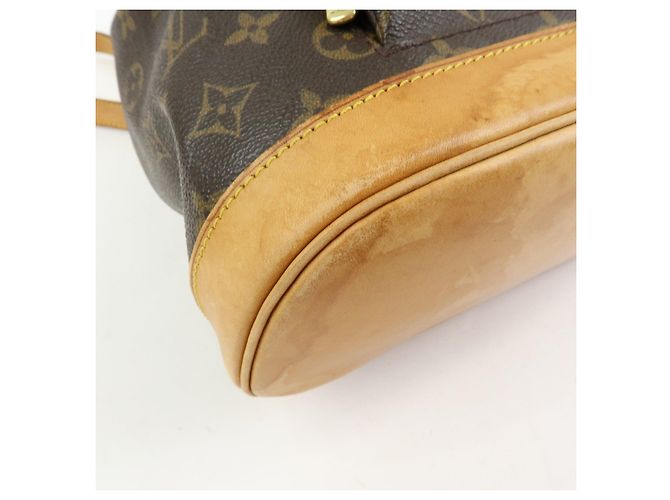 Zaino Louis Vuitton Monogram Montsouris MM Brown M51136 - vista 10