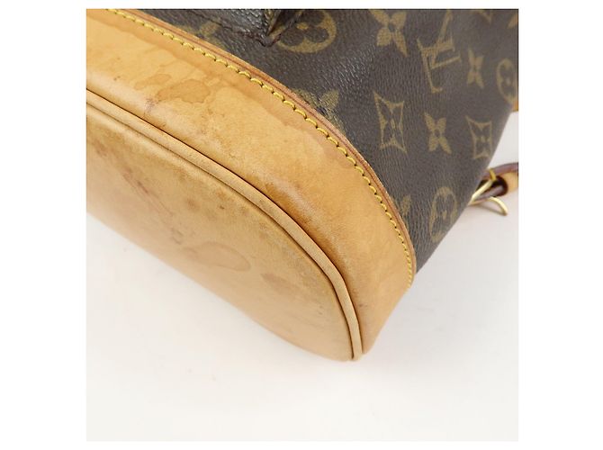 Zaino Louis Vuitton Monogram Montsouris MM Brown M51136 - vista 11