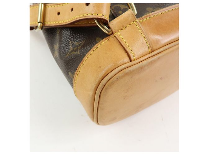 Zaino Louis Vuitton Monogram Montsouris MM Brown M51136 - vista 12