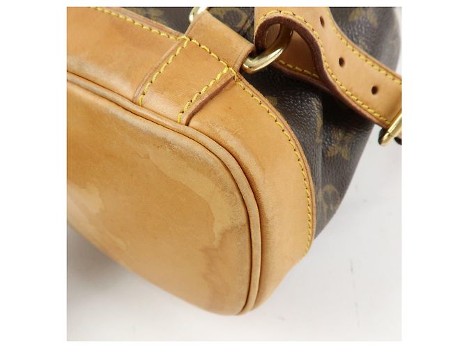 Zaino Louis Vuitton Monogram Montsouris MM Brown M51136 - vista 13