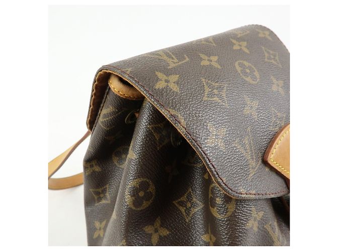 Zaino Louis Vuitton Monogram Montsouris MM Brown M51136 - vista 15