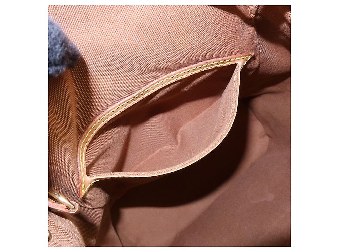 Zaino Louis Vuitton Monogram Montsouris MM Brown M51136 - vista 19