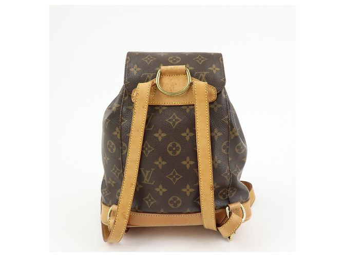 Zaino Louis Vuitton Monogram Montsouris MM Brown M51136 - vista 2