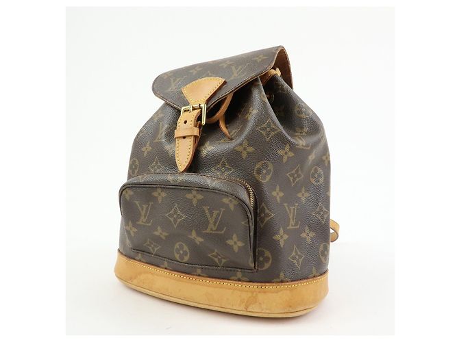Zaino Louis Vuitton Monogram Montsouris MM Brown M51136 - vista 3