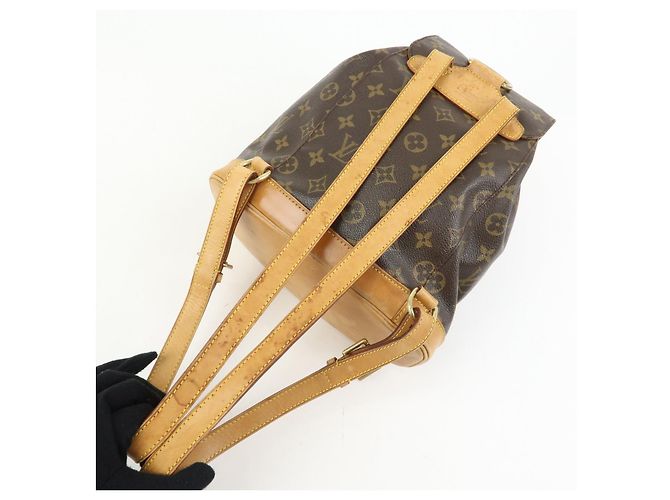 Zaino Louis Vuitton Monogram Montsouris MM Brown M51136 - vista 6