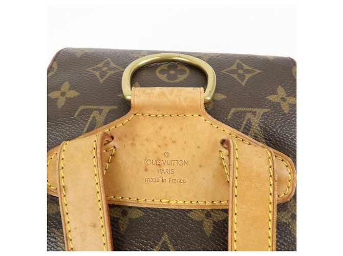 Zaino Louis Vuitton Monogram Montsouris MM Brown M51136 - vista 8