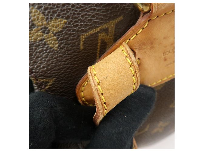 Zaino Louis Vuitton Monogram Montsouris MM Brown M51136 - vista 9