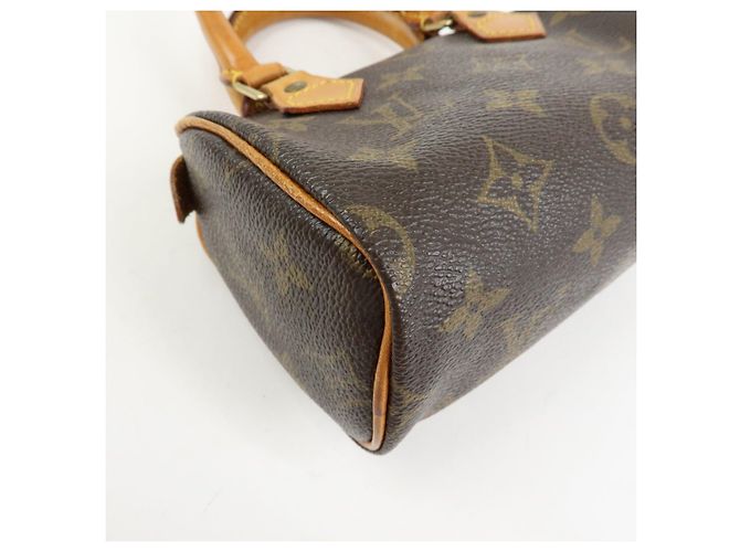Autre Marque Louis Vuitton Monogram Mini Speedy Shoulder Hand Bag Brown M41534 - vista 11